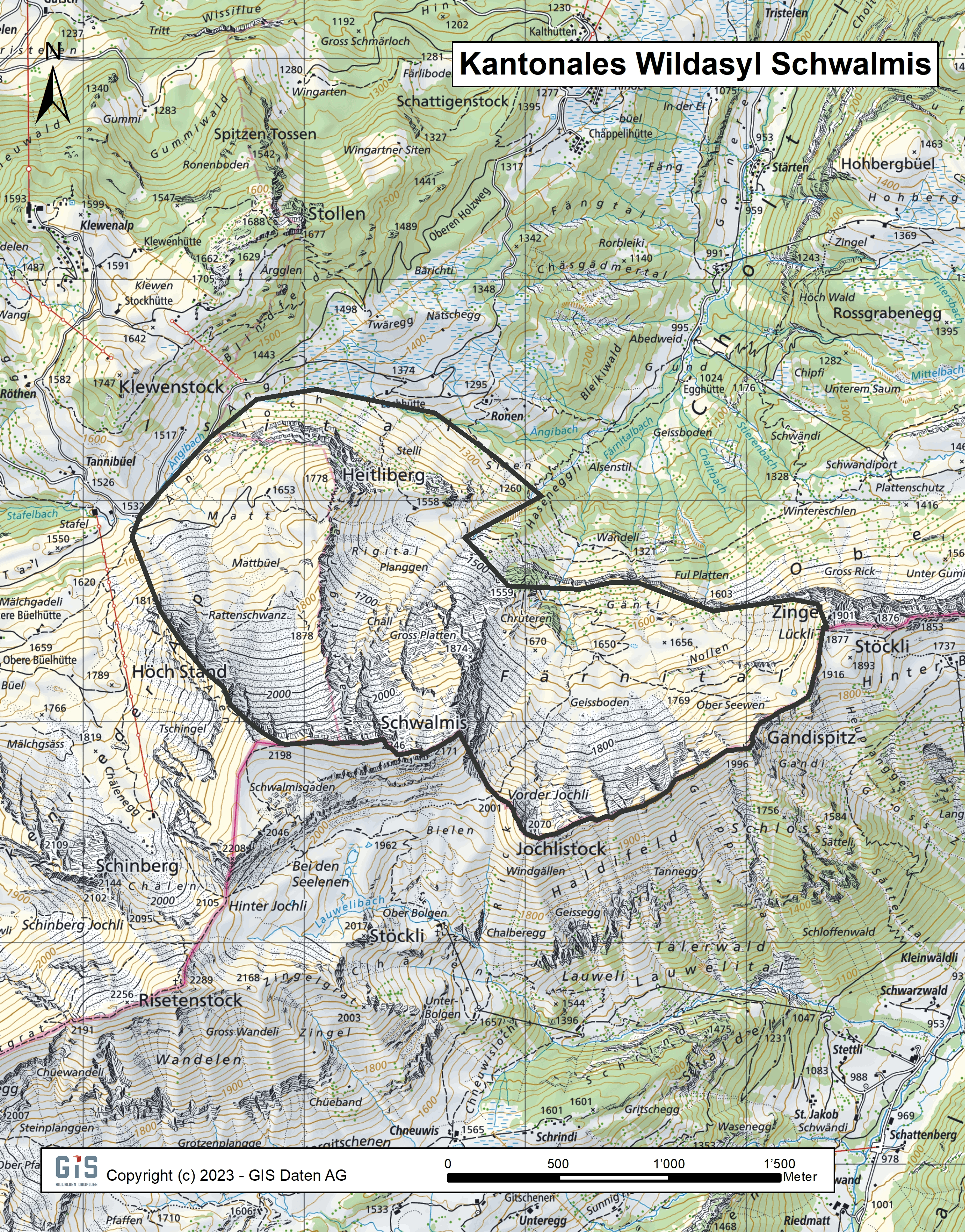 Kantonales Wildasyl Schwalmis