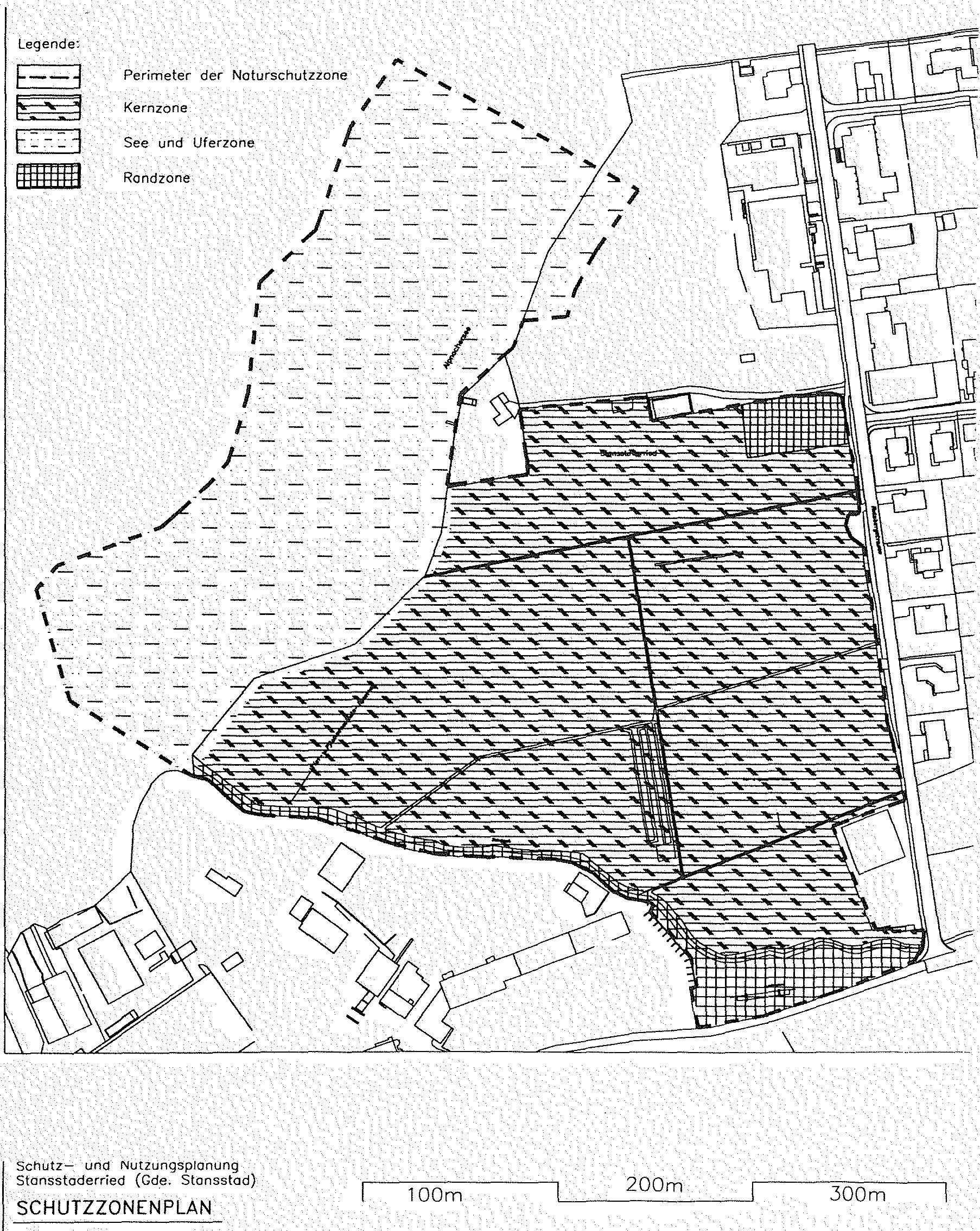 Schutzzonenplan