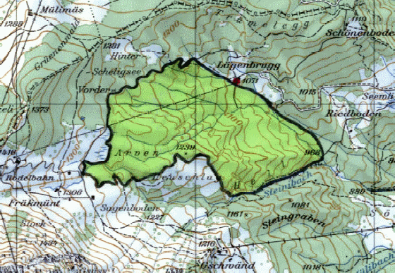Im Raum Arven (Gemeinde Hergiswil)